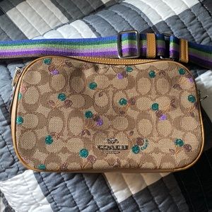 Coach purse with long shoulder strap. NWOT